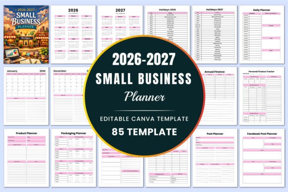 Download 2026–2027 Small Business Planner KDP - Premium Resources