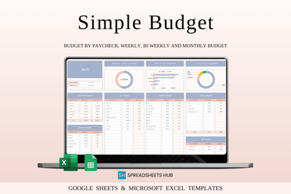Download Budget Planner Excel &amp; Google Sheets - Premium Resources