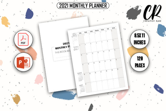 Download 2021 Monthly Planner - KDP Interior - 2021 Collection