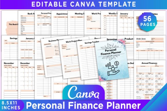 Download Personal Finance Planner Canva Template - Personal finance planner Collection