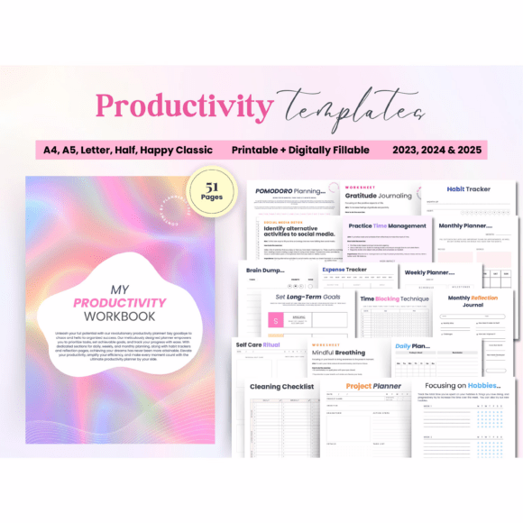 Download Productivity Planner: 2025 Goals Tracker - Goals tracker Collection